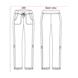 Conjunto Dama White Cross Jogger 785